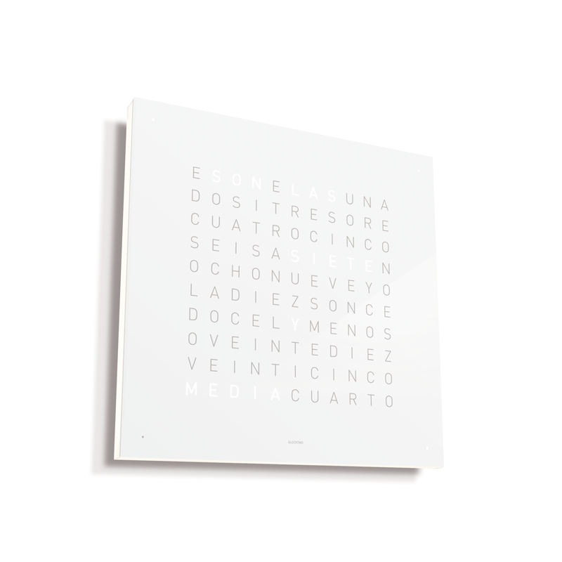 QLOCKTWO CLASSIC "VANILLA SUGAR" - Time to Shine