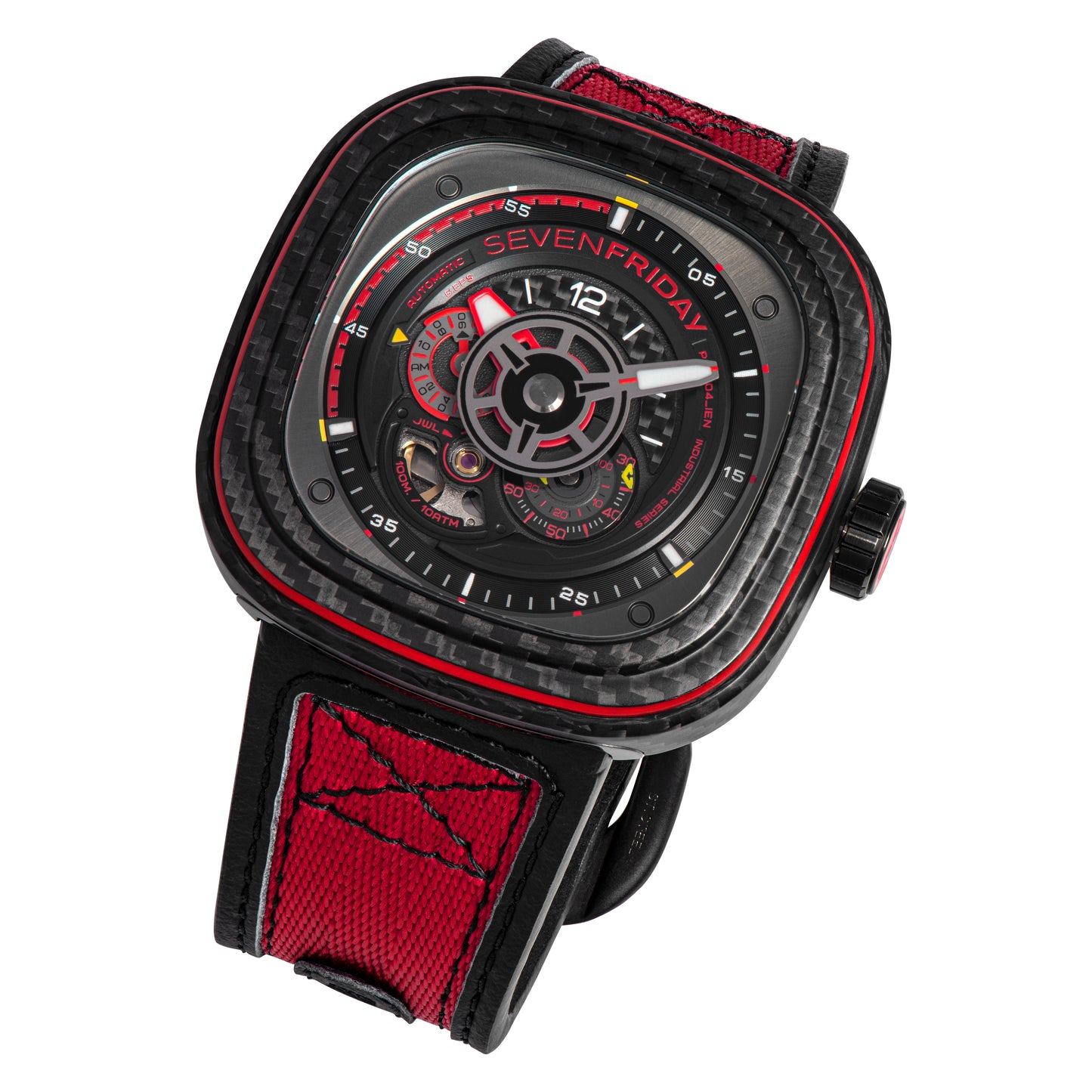 SEVENFRIDAY P3C/04 "RED CARBON" - Time to Shine