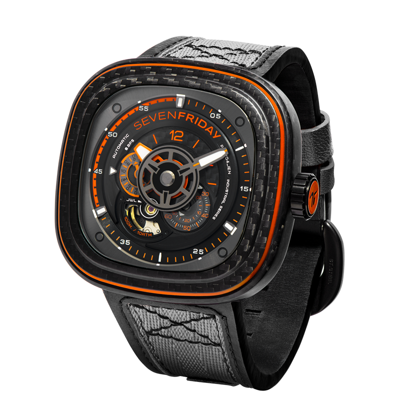 SEVENFRIDAY P3C/09 "ORANGE CARBON" - Time to Shine
