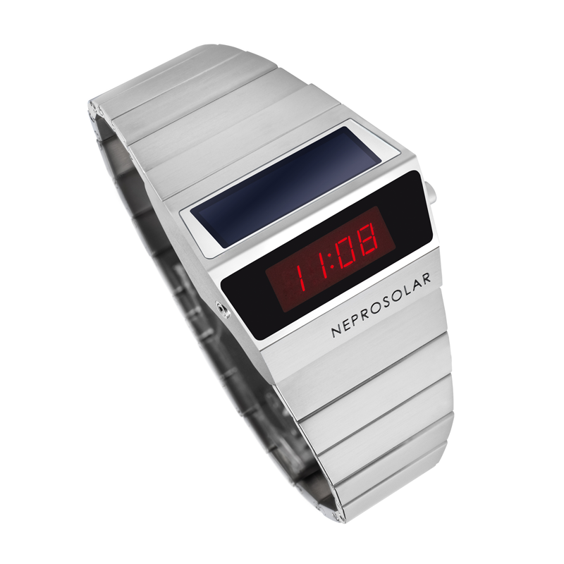 NEPROSOLAR ACERO-LED ROJO - Time to Shine