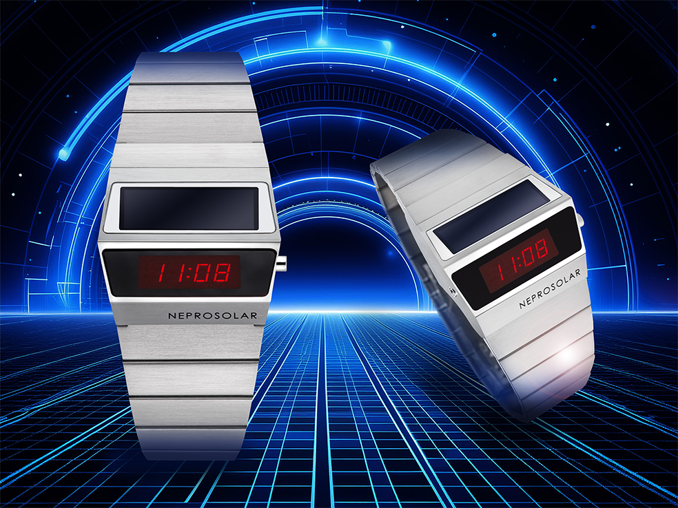 NEPROSOLAR ACERO-LED ROJO - Time to Shine