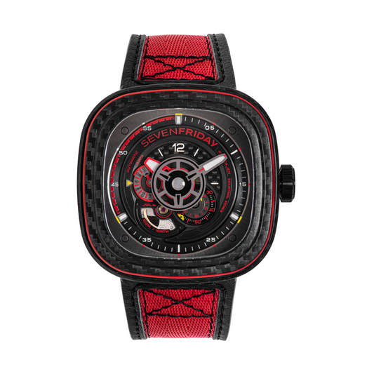 SEVENFRIDAY P3C/04 "RED CARBON" - Time to Shine