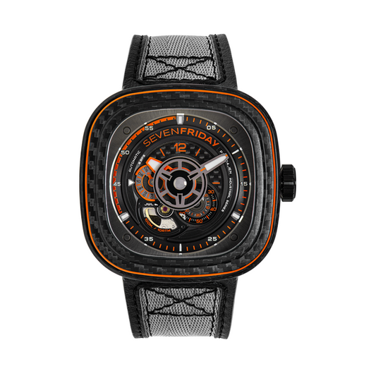 SEVENFRIDAY P3C/09 "ORANGE CARBON" - Time to Shine