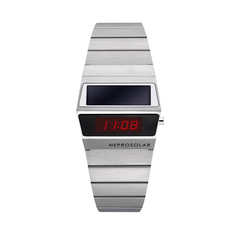 NEPROSOLAR ACERO-LED ROJO - Time to Shine