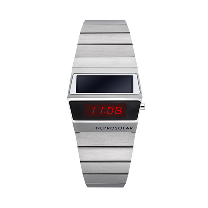 NEPROSOLAR ACERO-LED ROJO - Time to Shine