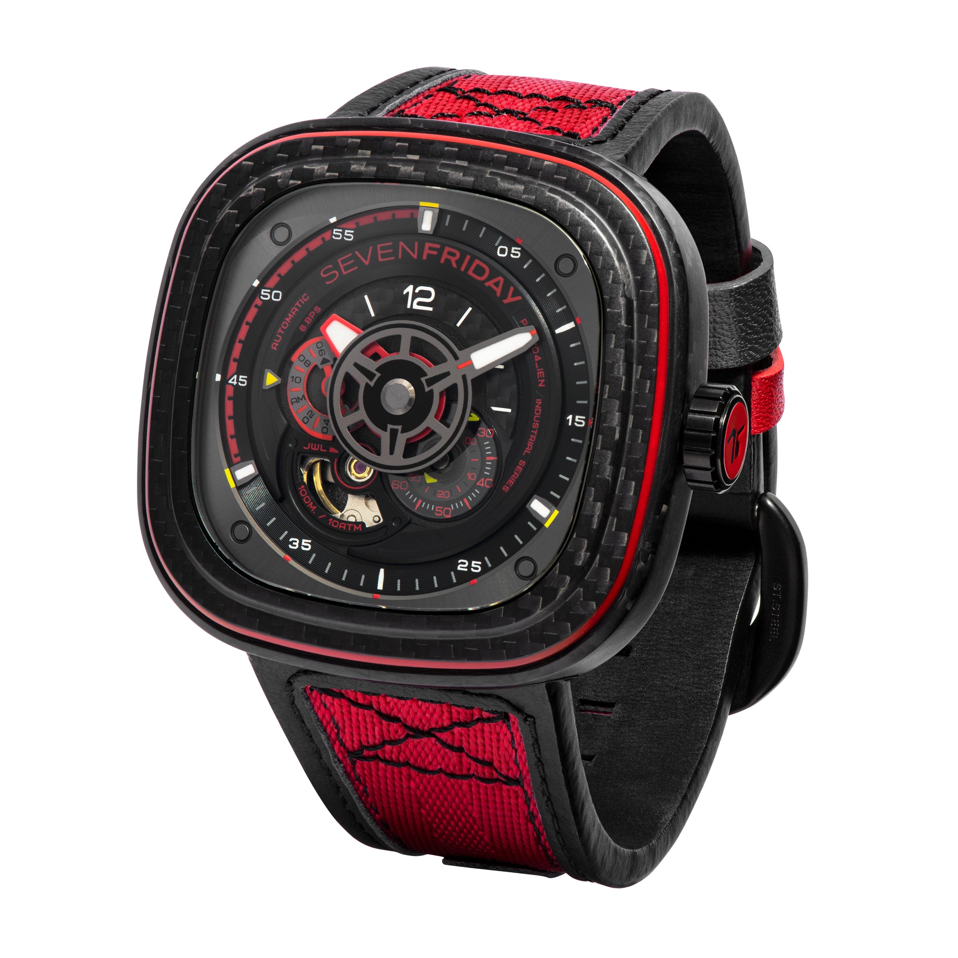 SEVENFRIDAY P3C/04 "RED CARBON" - Time to Shine