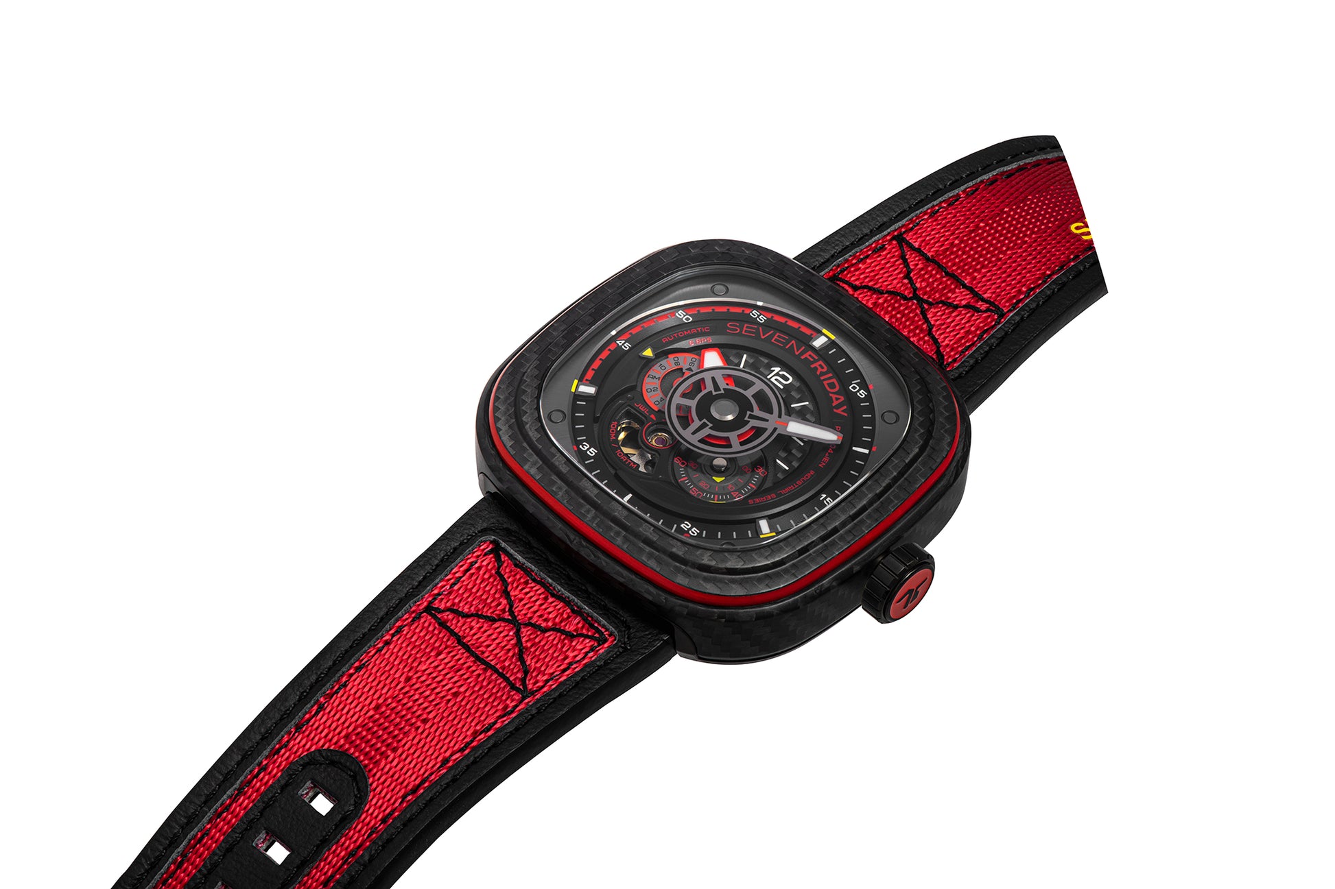 SEVENFRIDAY P3C/04 "RED CARBON" - Time to Shine