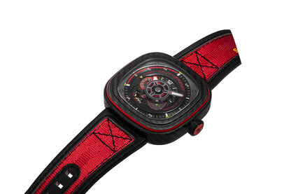 SEVENFRIDAY P3C/04 "RED CARBON" - Time to Shine