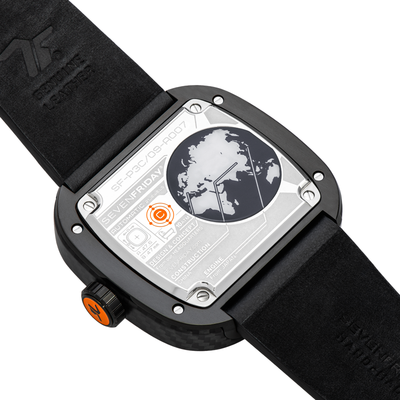 SEVENFRIDAY P3C/09 "ORANGE CARBON" - Time to Shine