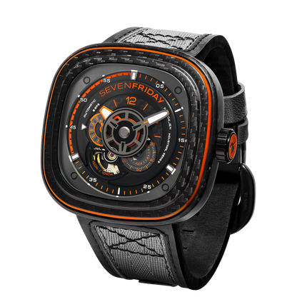 SEVENFRIDAY P3C/09 "ORANGE CARBON" - Time to Shine