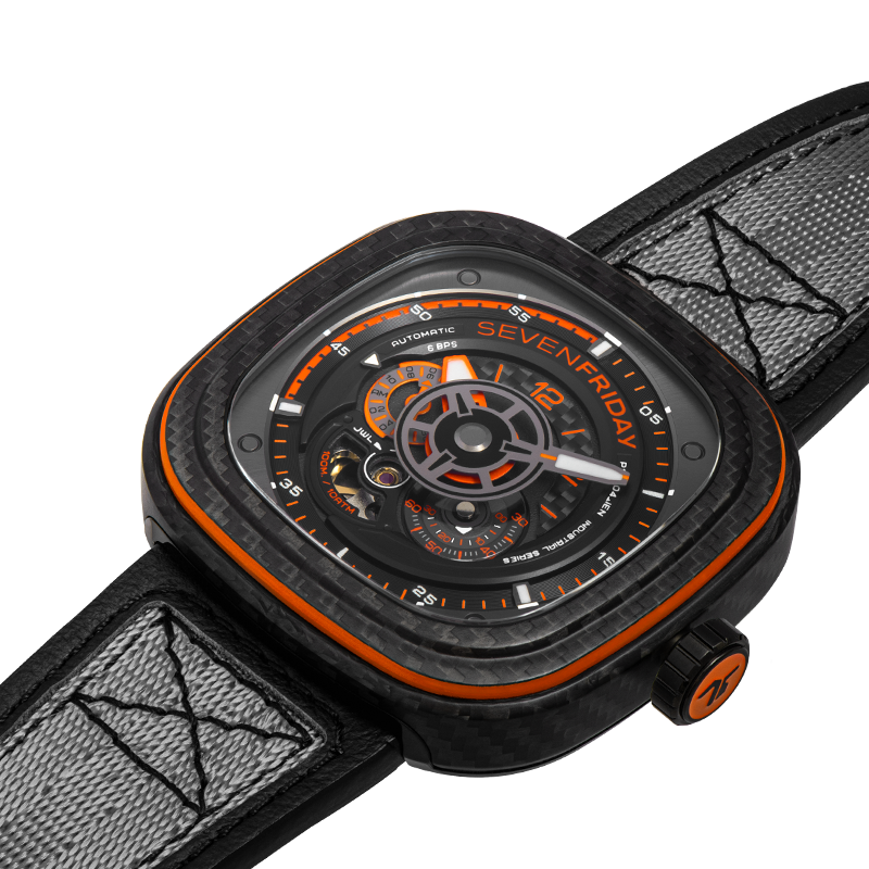 SEVENFRIDAY P3C/09 "ORANGE CARBON" - Time to Shine