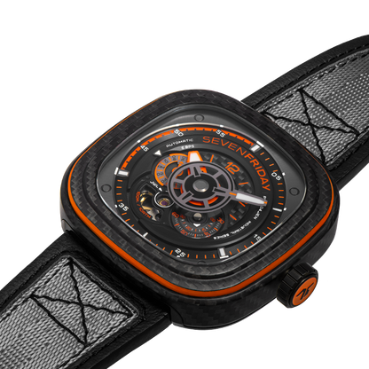 SEVENFRIDAY P3C/09 "ORANGE CARBON" - Time to Shine