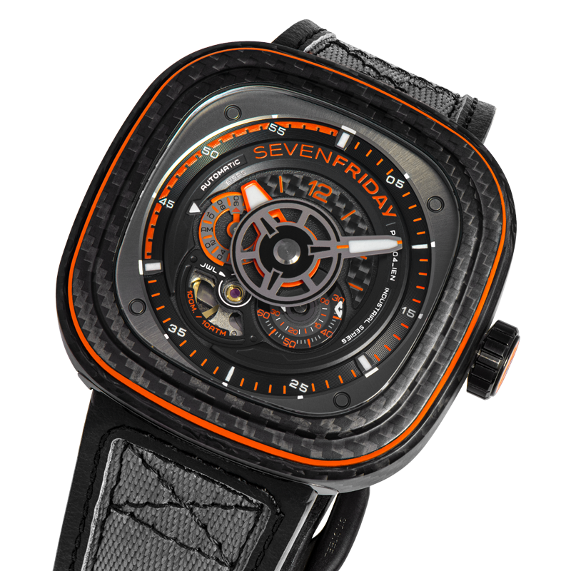 SEVENFRIDAY P3C/09 "ORANGE CARBON" - Time to Shine