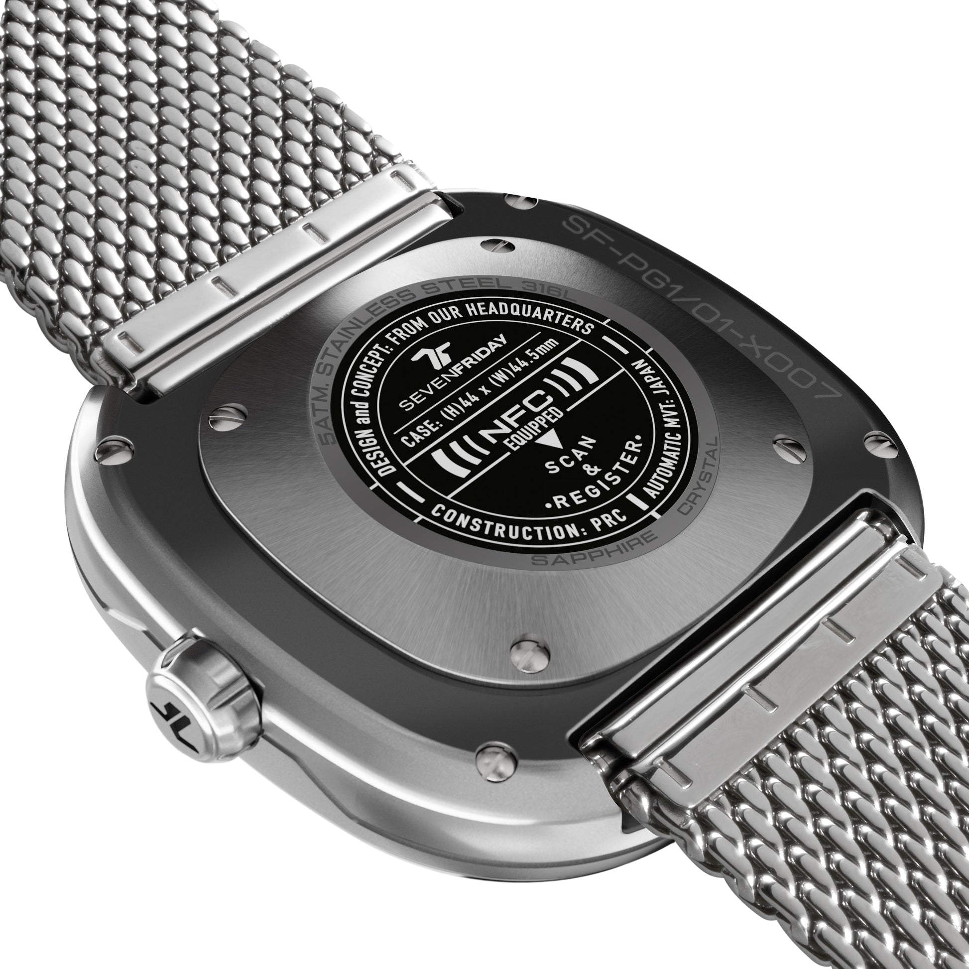 SEVENFRIDAY PG1/01M "GMT" - Time to Shine