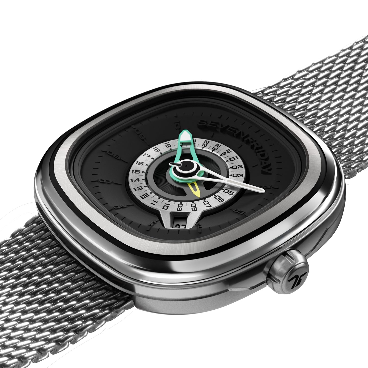 SEVENFRIDAY PG1/01M "GMT" - Time to Shine