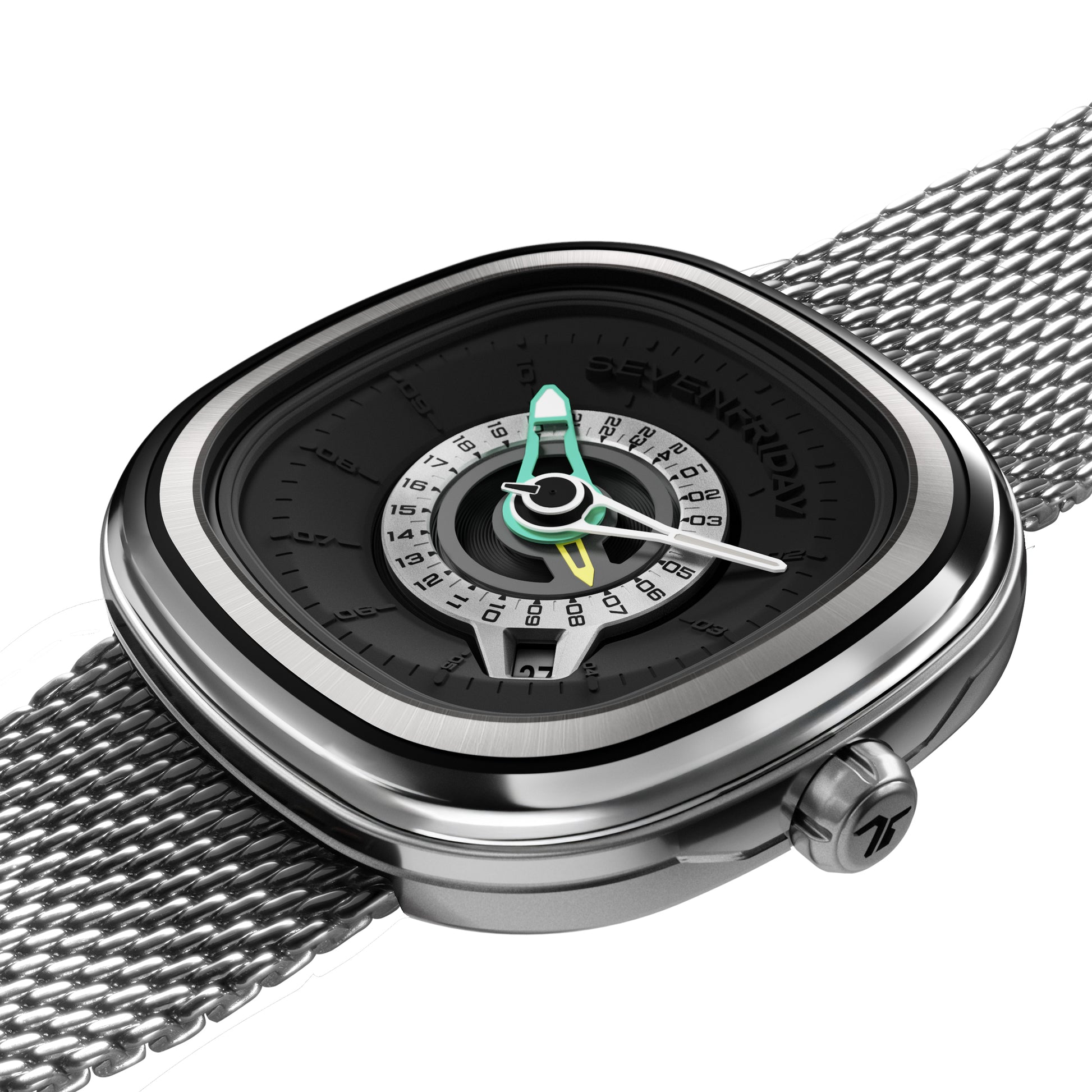 SEVENFRIDAY PG1/01M "GMT" - Time to Shine