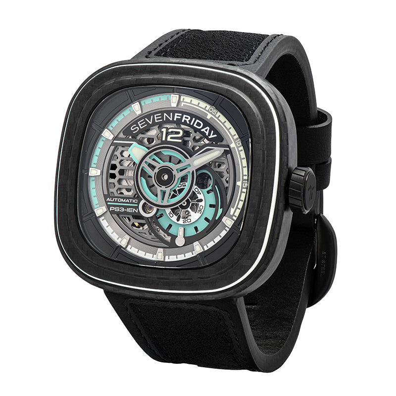 SEVENFRIDAY PS3/01 "JADE CARBON" - Time to Shine