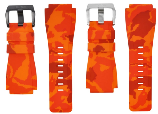 HORUS STRAPS BELL & ROSS ORANGE CAMMO - Time to Shine
