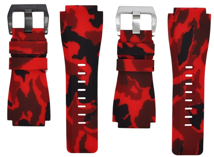 HORUS STRAPS BELL & ROSS RED CAMMO - Time to Shine