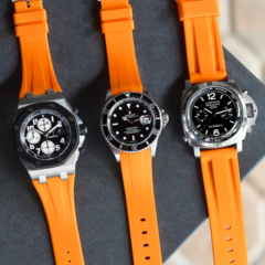HORUS STRAPS AP42 ORANGE CLASP - Time to Shine