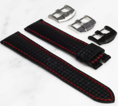 HORUS STRAPS ROLEX CARBON FIBER RED - Time to Shine