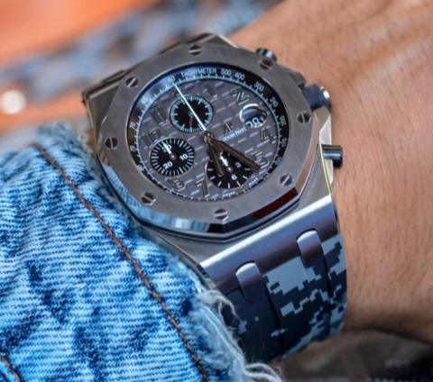 HORUS STRAPS AP42 GRAPHITE DIGITAL - Time to Shine