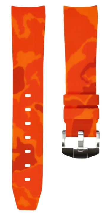 HORUS STRAPS ROLEX ORANGE CAMMO - Time to Shine
