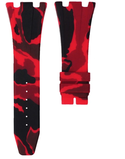 HORUS STRAPS AP42 RED CAMMO CLASP - Time to Shine